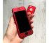 360° kryt Mate silikónový iPhone 5/5S/SE - červený